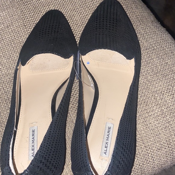 Alex Marie Jennica Embossed Square Toe Pump - Picture 4 of 5